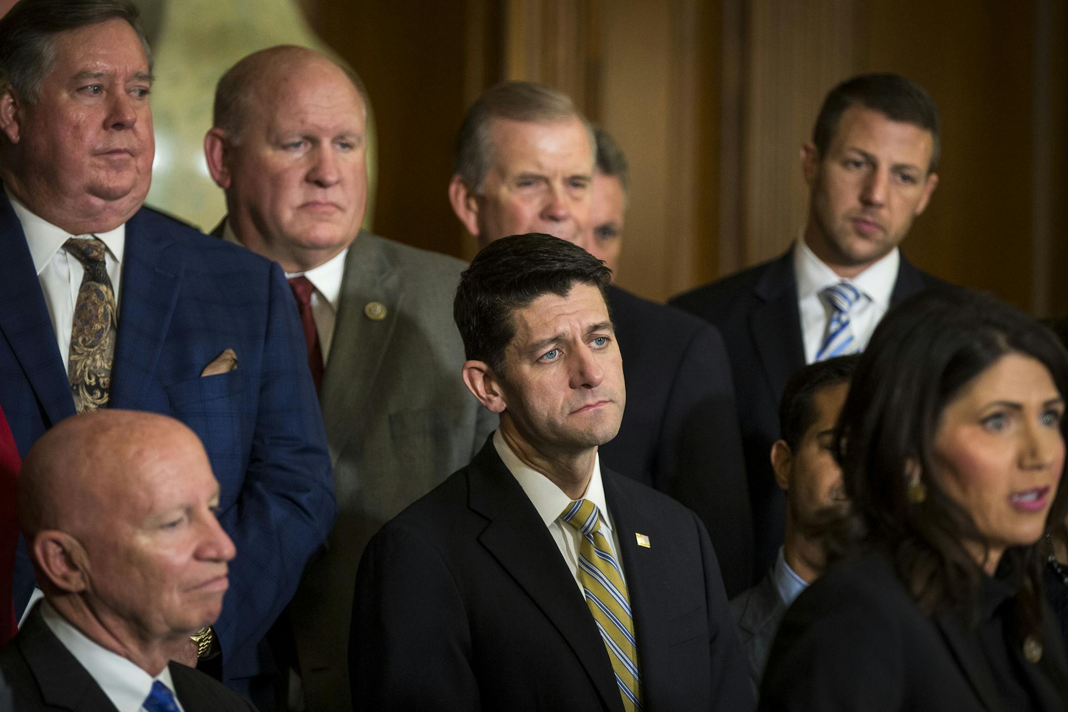House Speaker Paul Ryan (R-Wis.) during a news conference following the House passing the Republican-led tax reform bill, on Capitol Hill in Washington, Nov. 16, 2017.