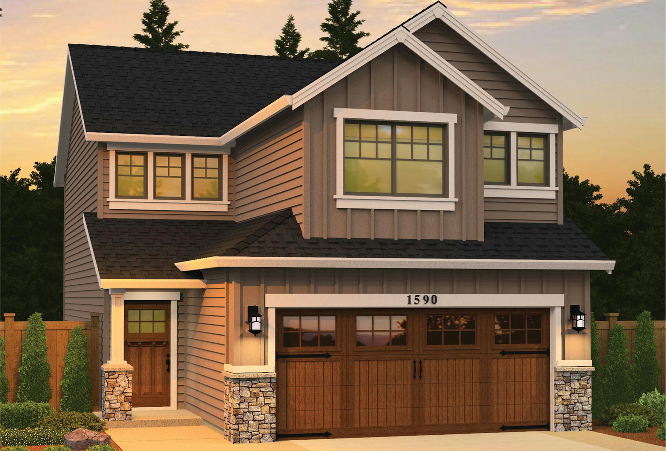 Home plan: A traditional plan, with a twist.