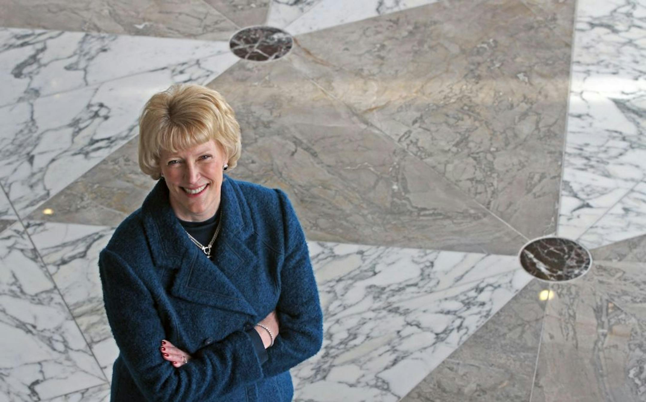 Carlson CEO Trudy Rautio at the Carlson Towers in Minnetonka.