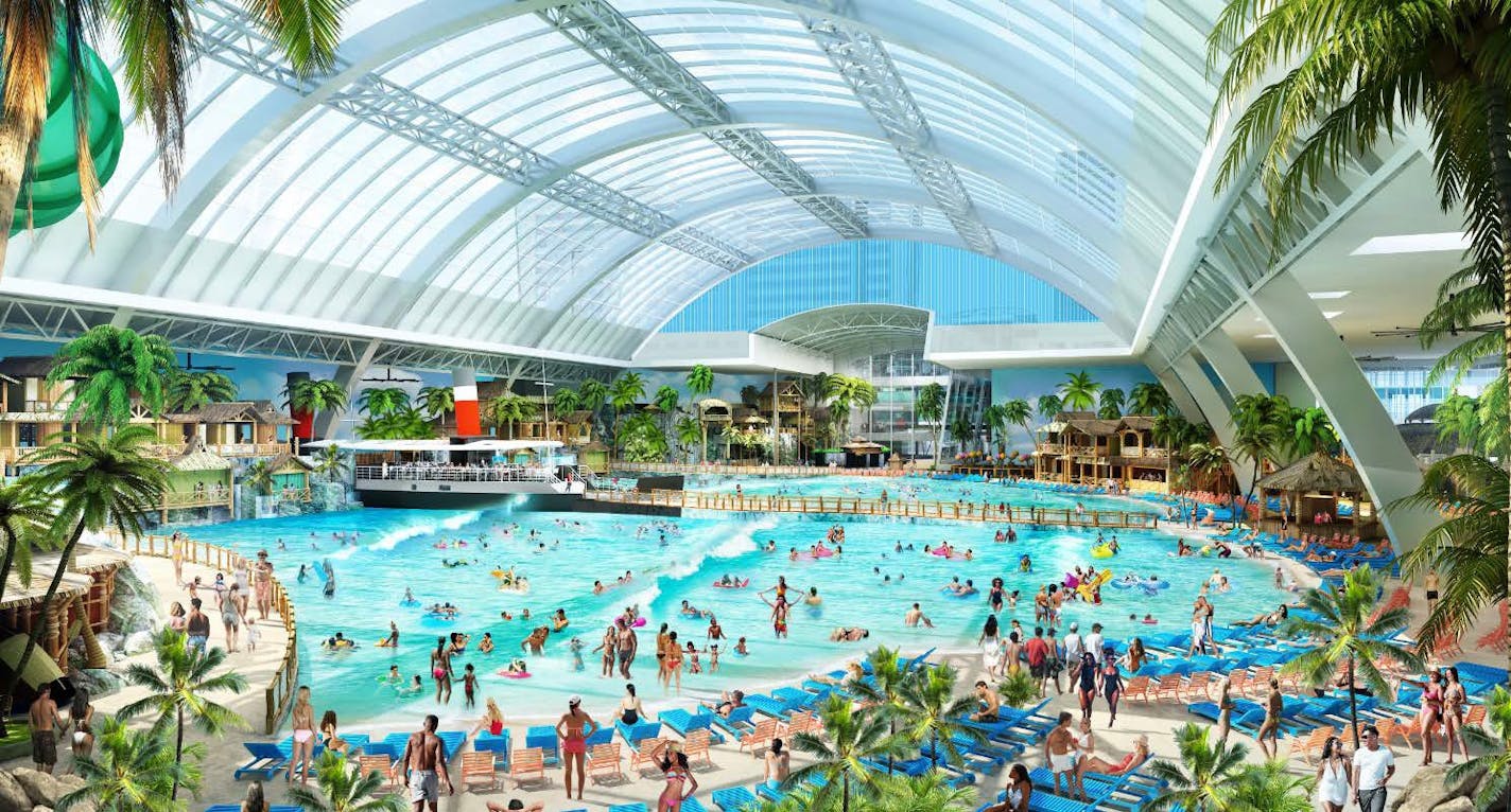 Bloomington is nearing approval of a financing proposal for a water park that would be adjacent to the Mall of America.