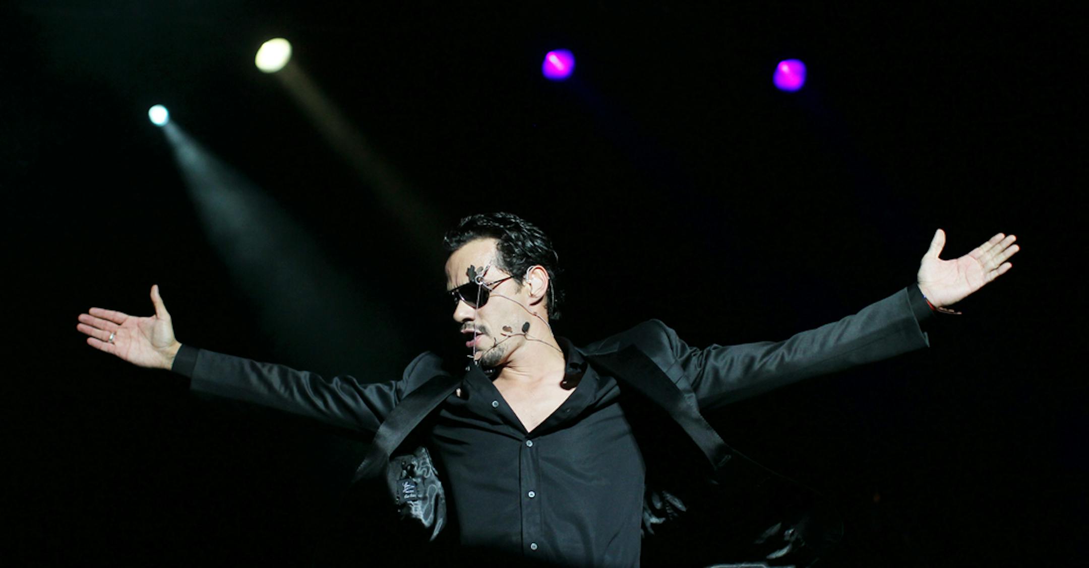 Marc Anthony performed at the Minnesota State Fair in 2011.