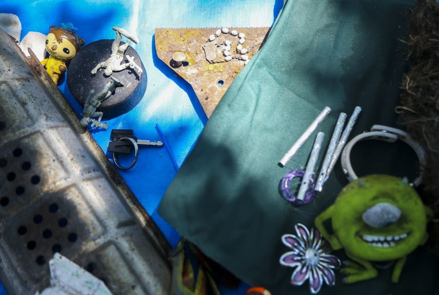 Volunteers dropped off their most interesting trash finds to enter in prize contests after the Minnehaha Creek Cleanup on Sunday. Sites ranged from Minnetonka to Minnehaha Falls in Minneapolis.