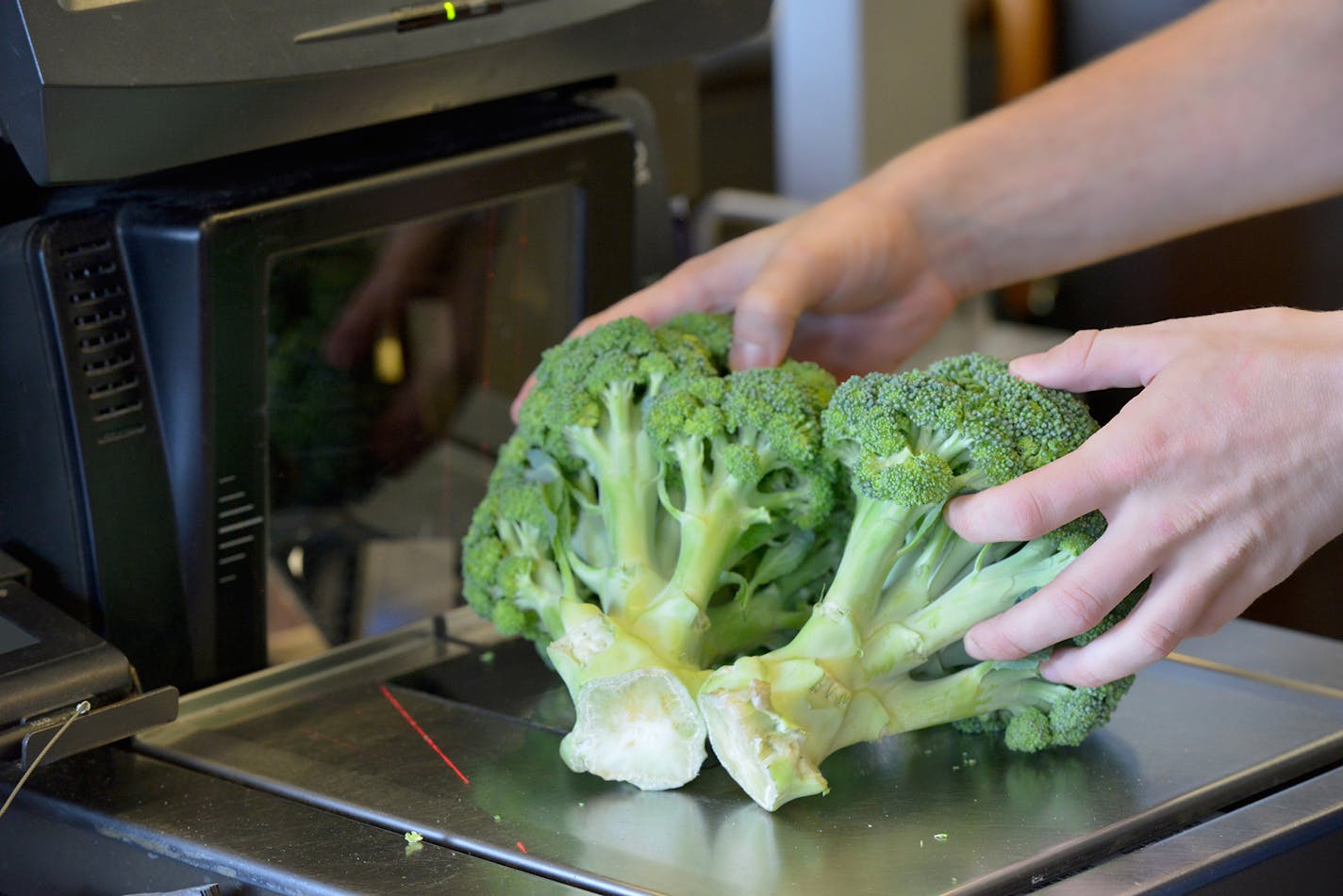 If you are buying a lot of produce, think twice about using a self-checkout lane.