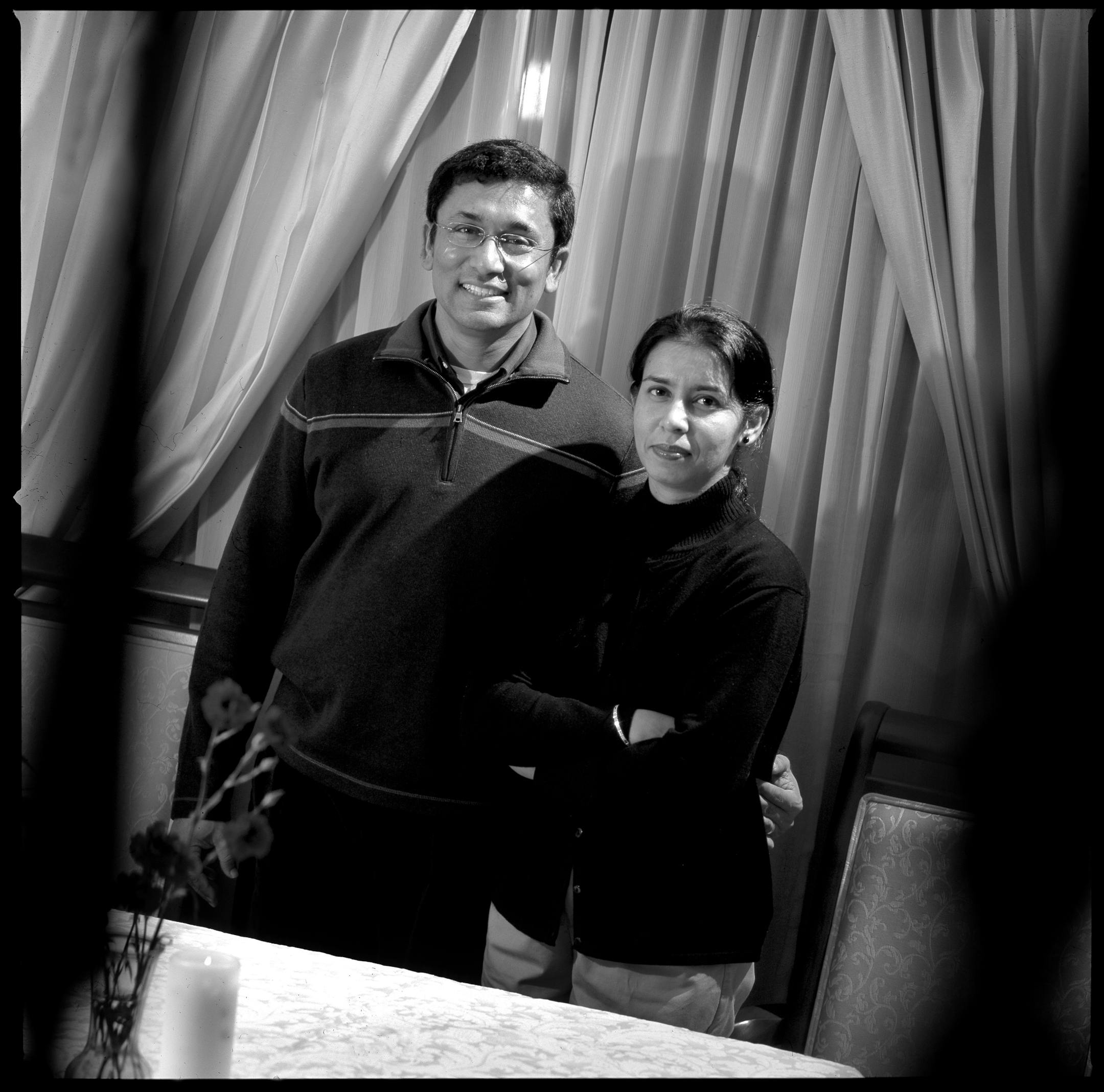 Kaiser and Shelly Haque of Lino Lakes, MN originally from Bangladesh.