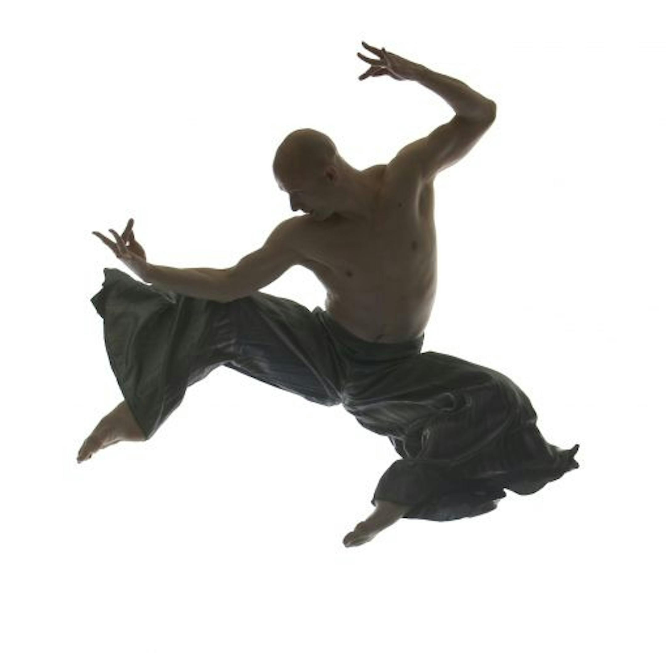 James Sewell's dancers evoke Indonesian shadow puppets.