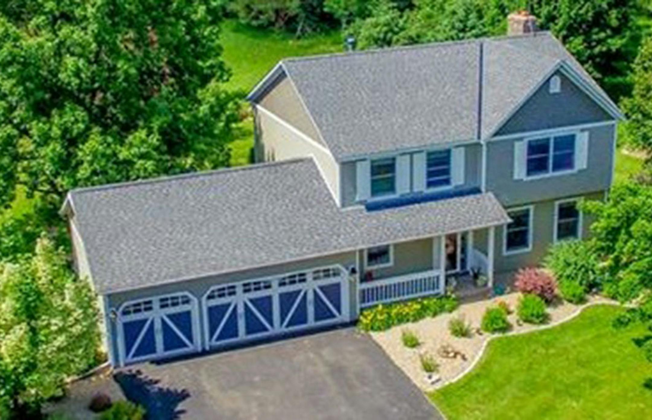 ... Baytown Township
Built in 1988, this four-bedroom, four-bath house has 3,226 finished square feet and features three bedrooms on the upper level, three fireplaces, eat-in kitchen, sun room, full finished basement, and patio on a 2.6-acre lot. Listed by Abby Dean, 651-226-6035, and Michael Boege, 651-325-7419, Coldwell Banker Burnet.