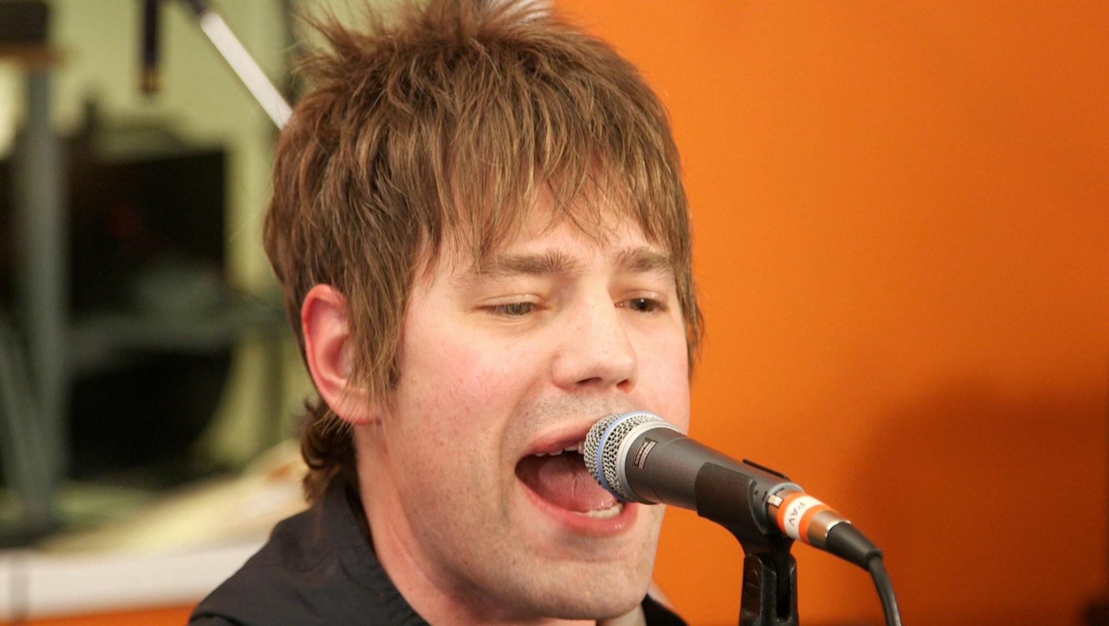 Two Harbors, fronted by vocalist Chris Pavlich, practices at their St. Paul practice space on April 29, 2014.