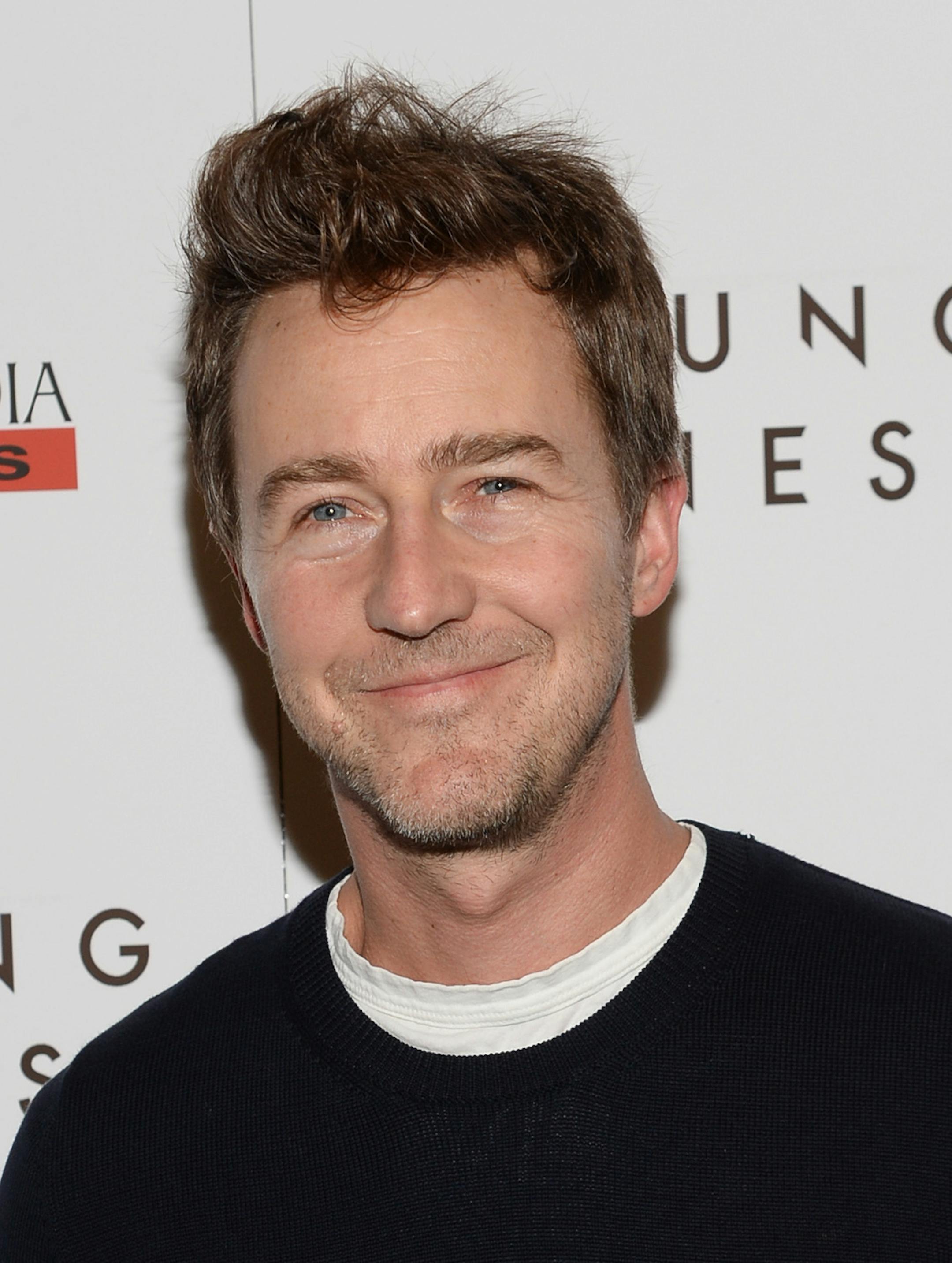 Actor Edward Norton attends the "Young Ones" premiere at the Landmark Sunshine on Thursday, Oct. 9, 2014, in New York. (Photo by Evan Agostini/Invision/AP)