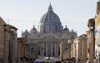 A view of St. Peter's Basilica at the Vatican, Tuesday, Nov. 10, 2020. On Tuesday, Nov. 10, 2020. A Vatican investigation into ex-Cardinal Theodore Mc