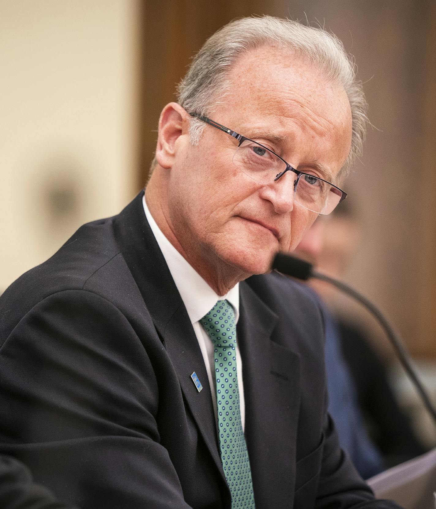 Assistant Majority Leader Sen. Warren Limmer listens during the meeting. ] LEILA NAVIDI &#xa5; leila.navidi@startribune.com BACKGROUND INFORMATION: The Joint House Senate Conference Committee meets to discuss the spending bill for public safety at the State Capitol in St. Paul on Thursday, May 9, 2019.