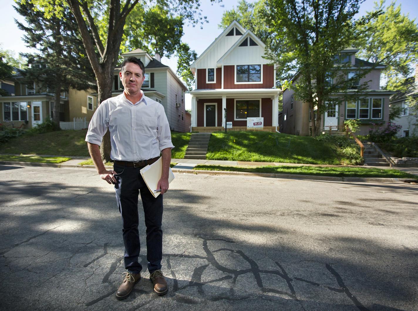 Kevin Gulden is with developer PRG, which accepted an offer for this house listed at $195,000 in the Harrison neighborhood.