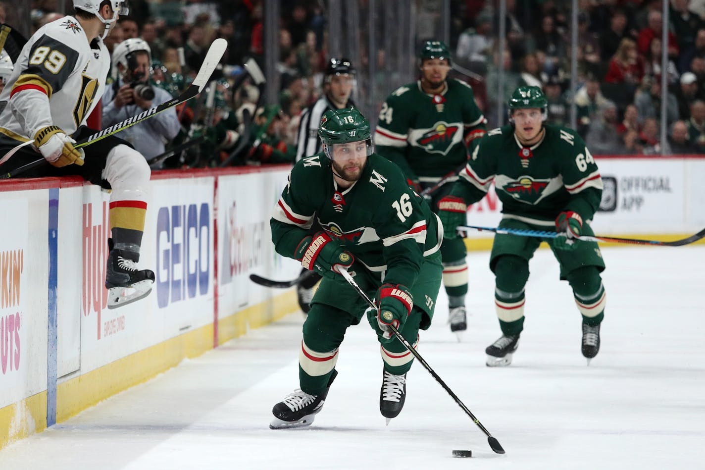 Minnesota Wild left wing Jason Zucker