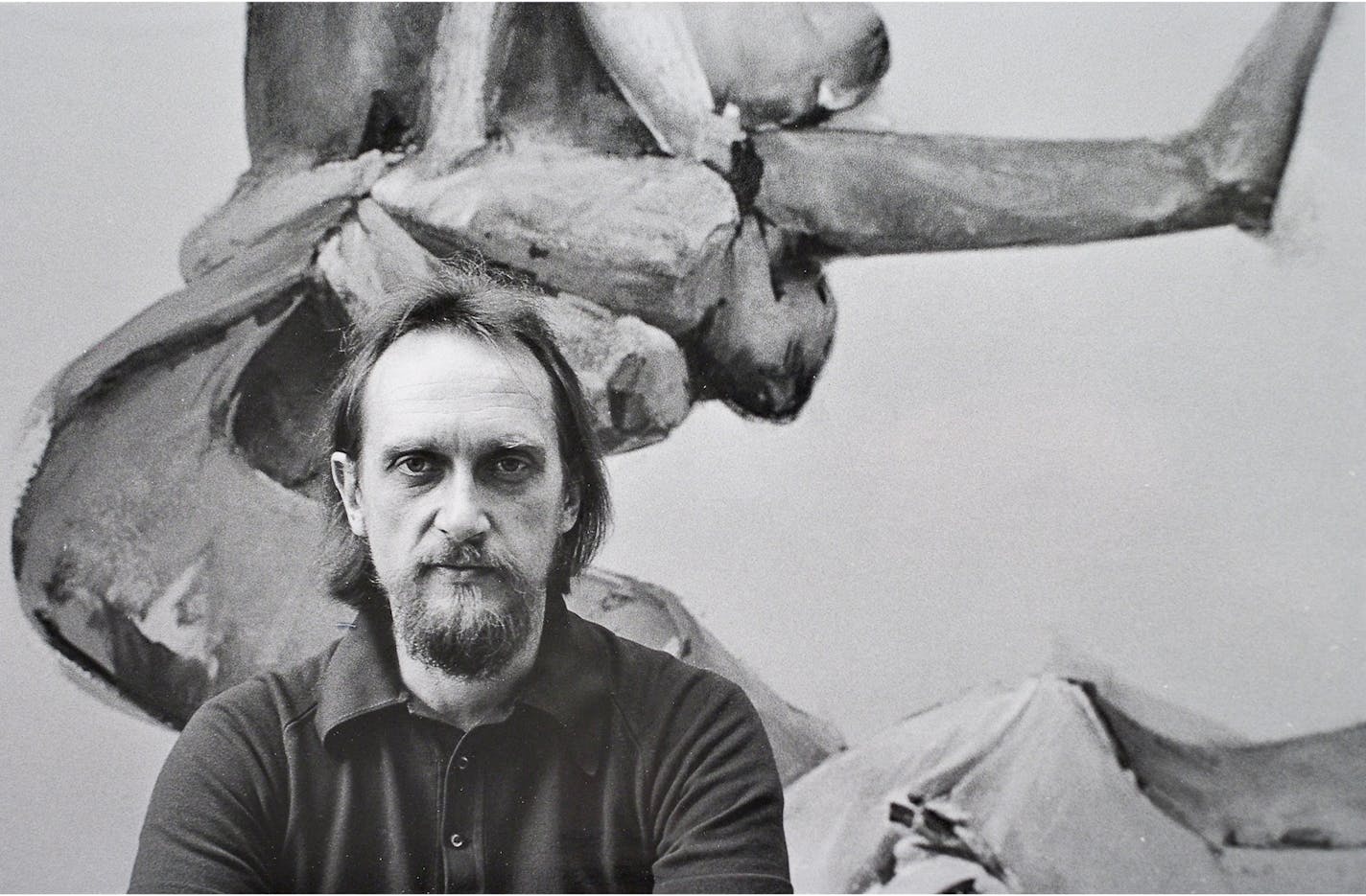 Victor Bloomfield, Untitled (Jerry Rudquist), 1974, photograph, 8 x 12 inches. Collection Victor Bloomfield.