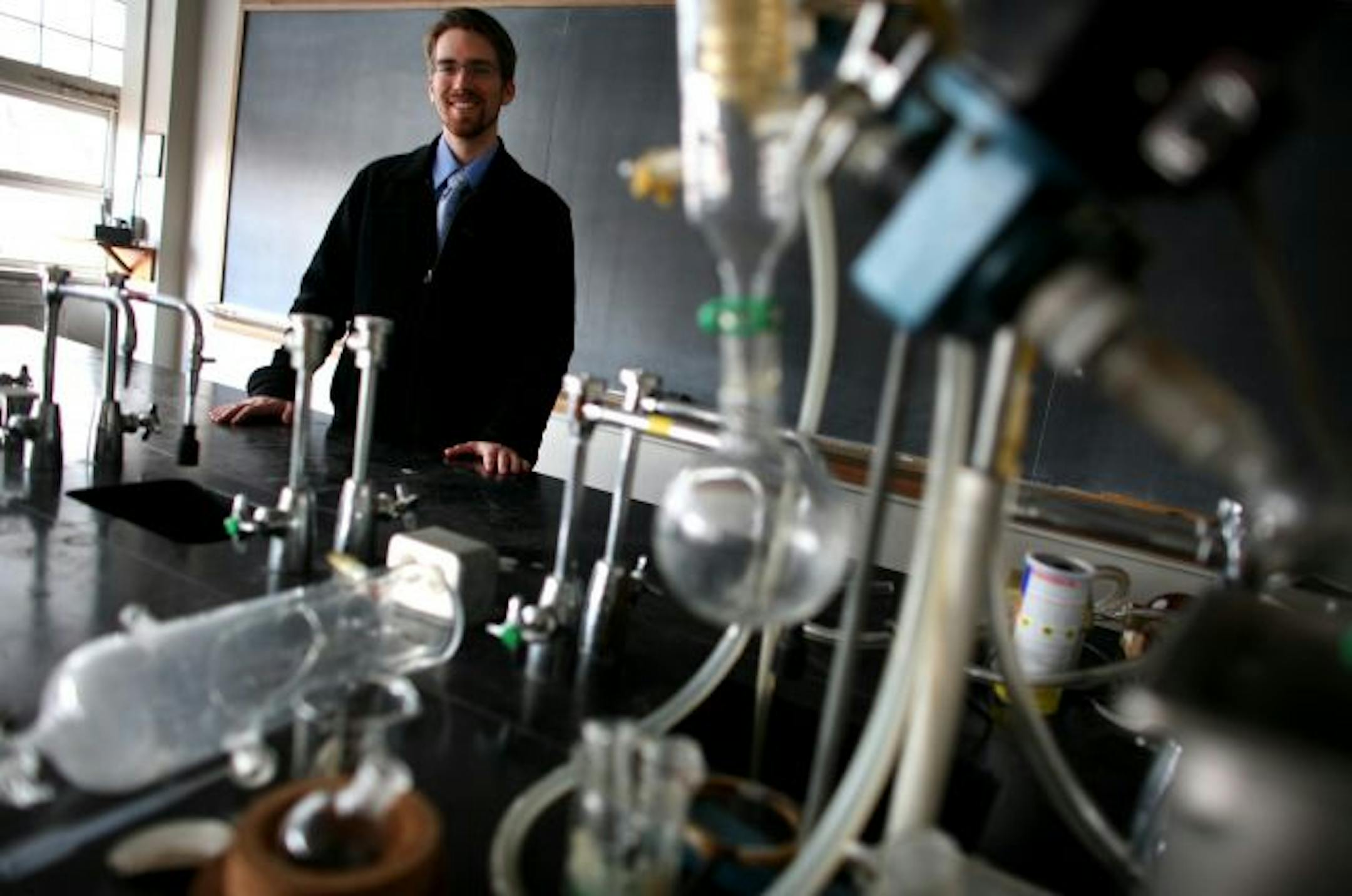 Brian Krohn, a senior at Augsburg, will graduate with degree in chemistry and is the first student from Augsburg to win a Rhodes Scholarship.