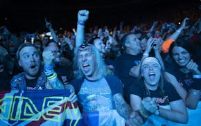 Iron Maiden's fans fed off the energy of the band during the Aug. 26, 2019 concert at the Xcel Energy Center.