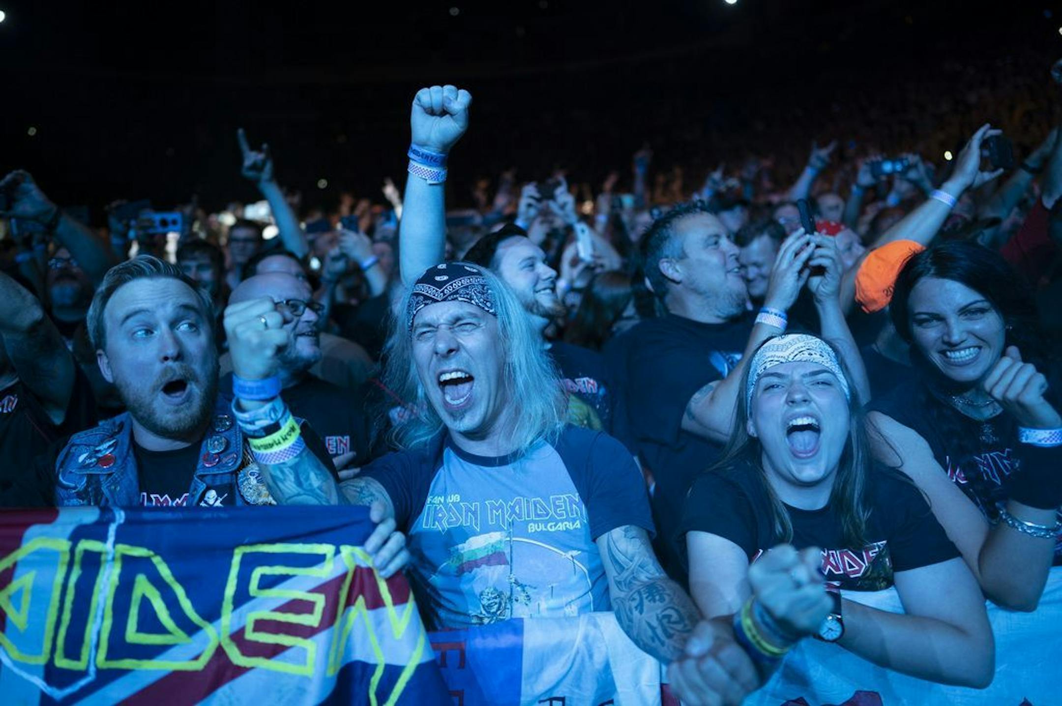Iron Maiden's fans fed off the energy of the band during the Aug. 26, 2019 concert at the Xcel Energy Center.