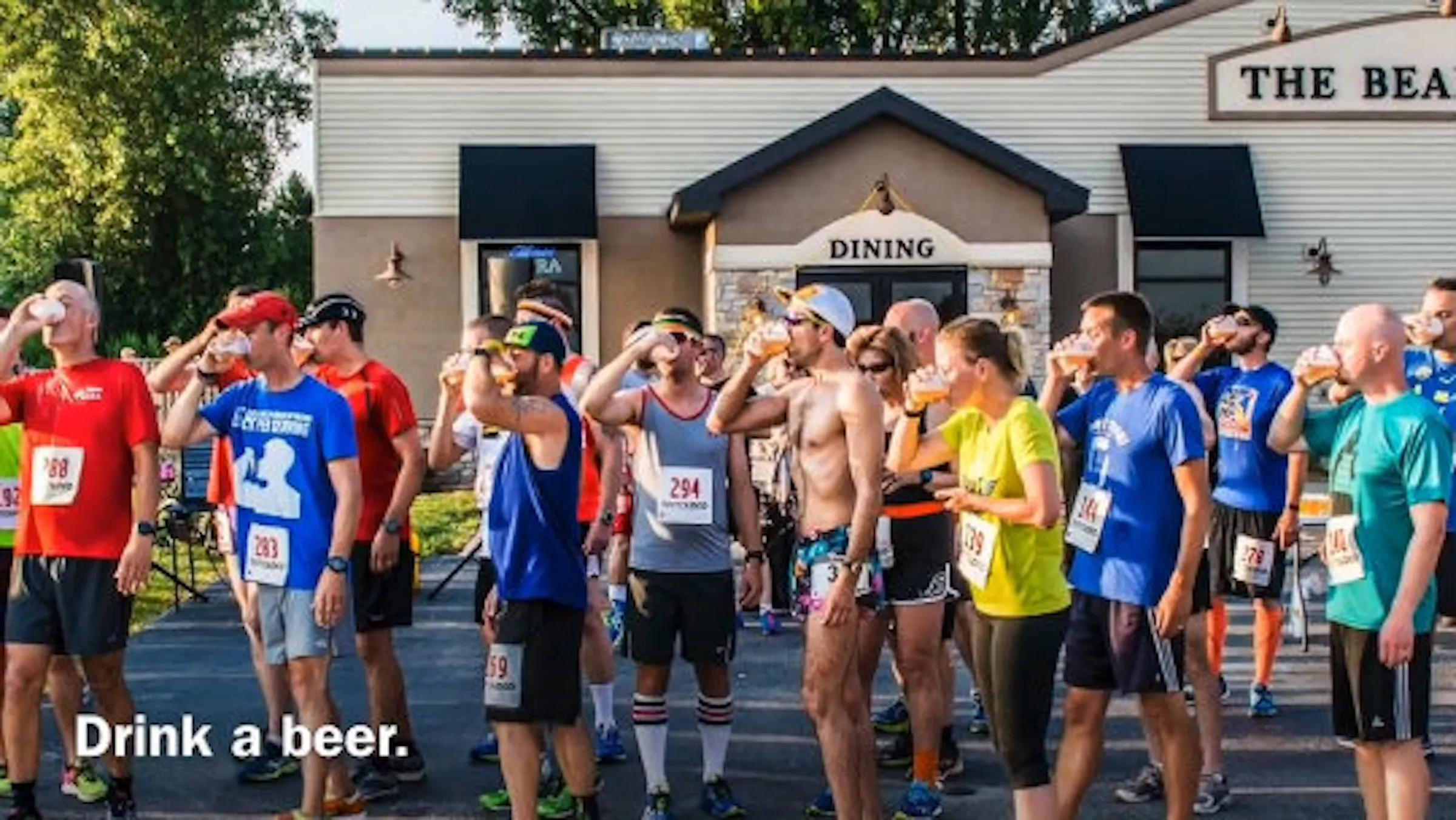 Slam four beers while running? 'Beer mile' races go mainstream