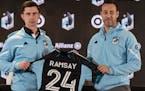 Minnesota United coach Eric Ramsay, left, and chief soccer officer Khaled El-Ahmad are both multilingual.