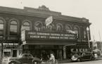 The front of the Uptown Theatre in 1929. Photo by University of Minnesota's Northwest Architectural Archives.