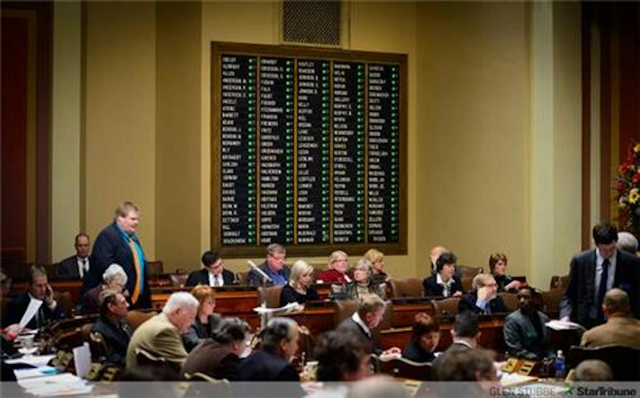 An all green board on House measure to provide more heating aid/Glenn Stubbe, Star Tribune