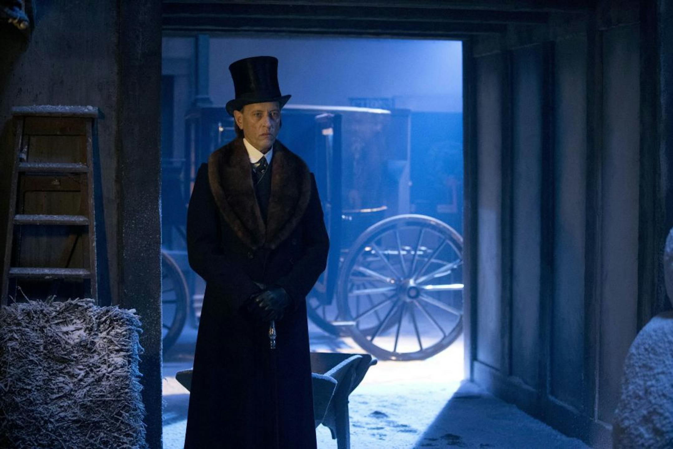 Richard E. Grant plays the evil Dr. Simeon in this season's "Doctor Who Christmas Special."