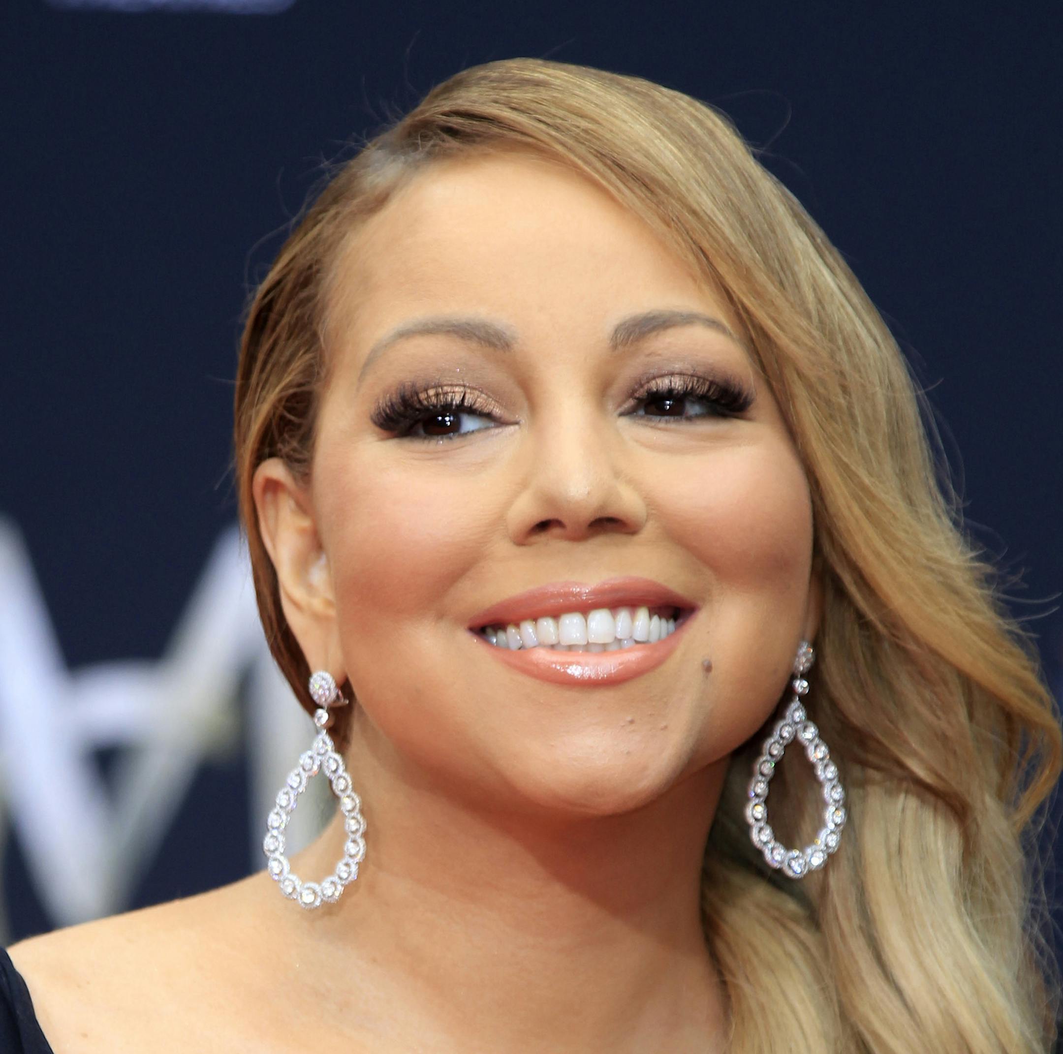 Mariah Carey attends the hand and footprint ceremony honoring her held at TCL Chinese Theatre on Nov. 1, 2017 in Hollywood, Calif. (Abaca Press/TNS) ORG XMIT: 1219443