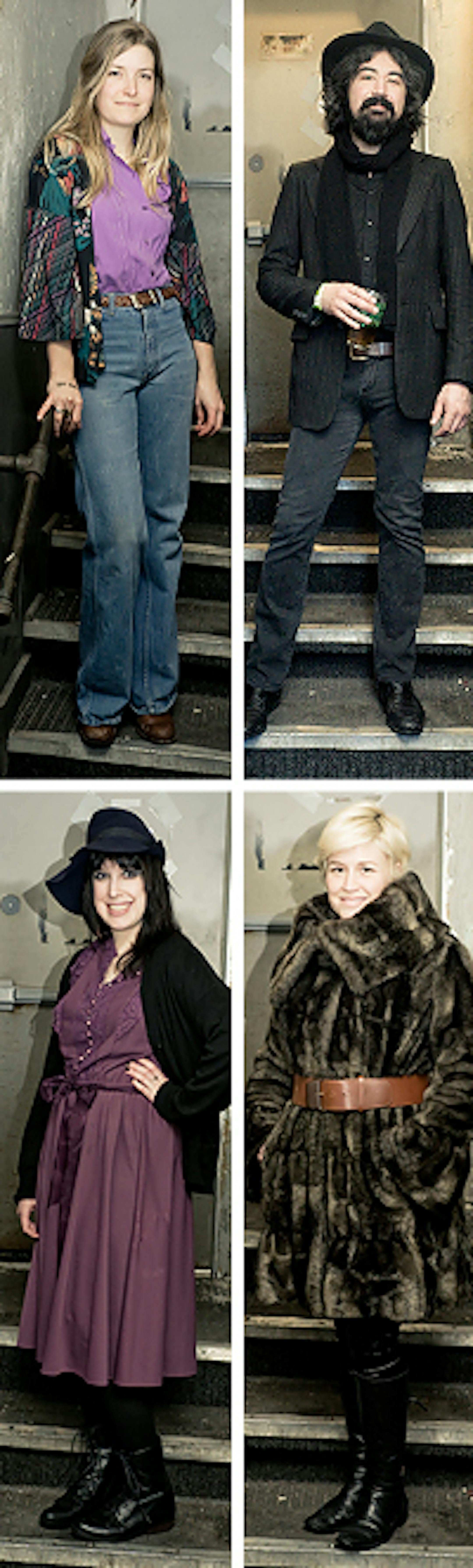 Clockwise from top - Holly Hilgenberg, Michael Lopez, Mary Deminie, Alison Stolpa