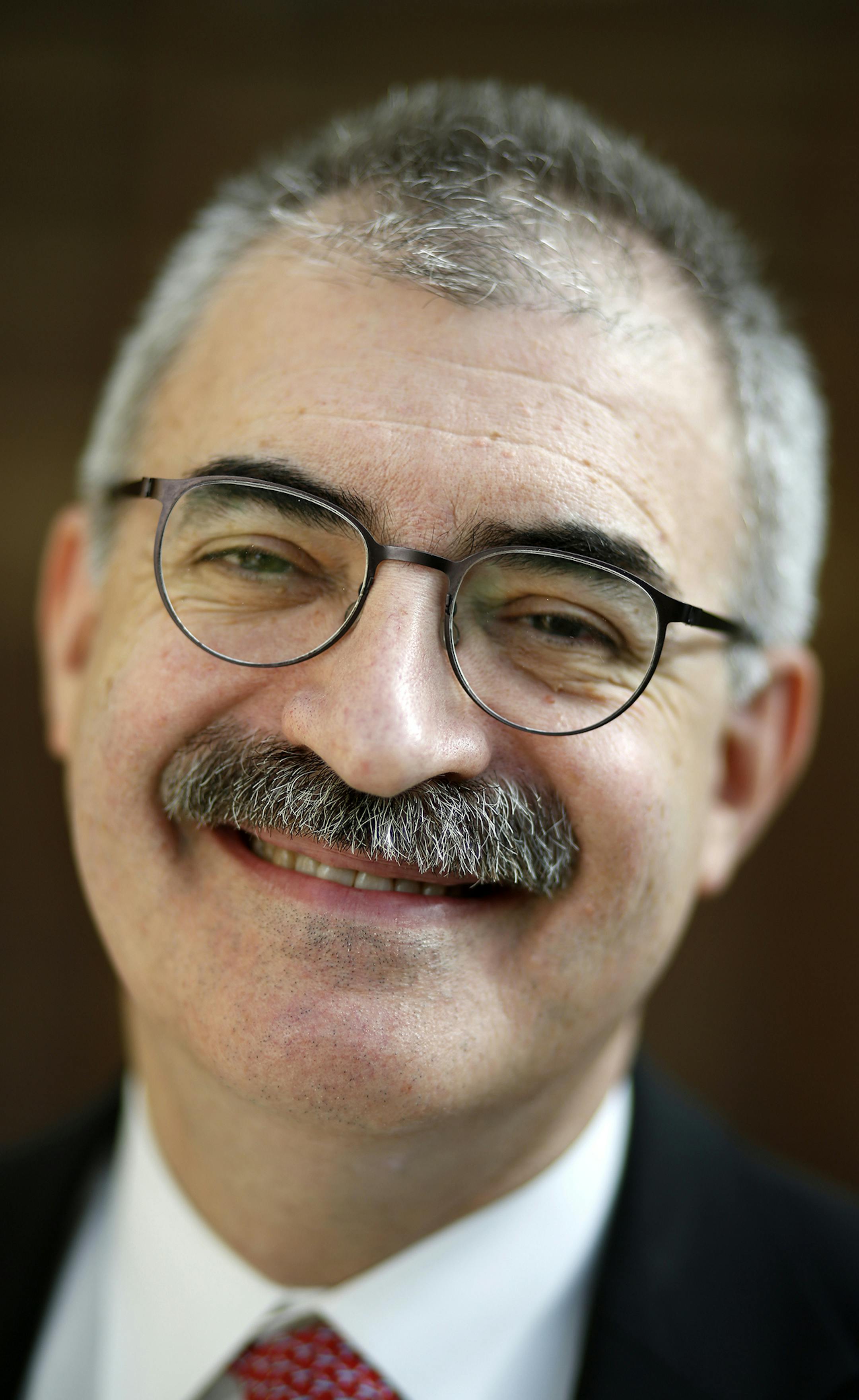 Chancellor Steven Rosenstone, the chief executive officer of the Minnesota State Colleges and Universities, poses outside his office in St. Paul. ] LEILA NAVIDI leila.navidi@startribune.com / BACKGROUND INFORMATION: Thursday, November 6, 2014.