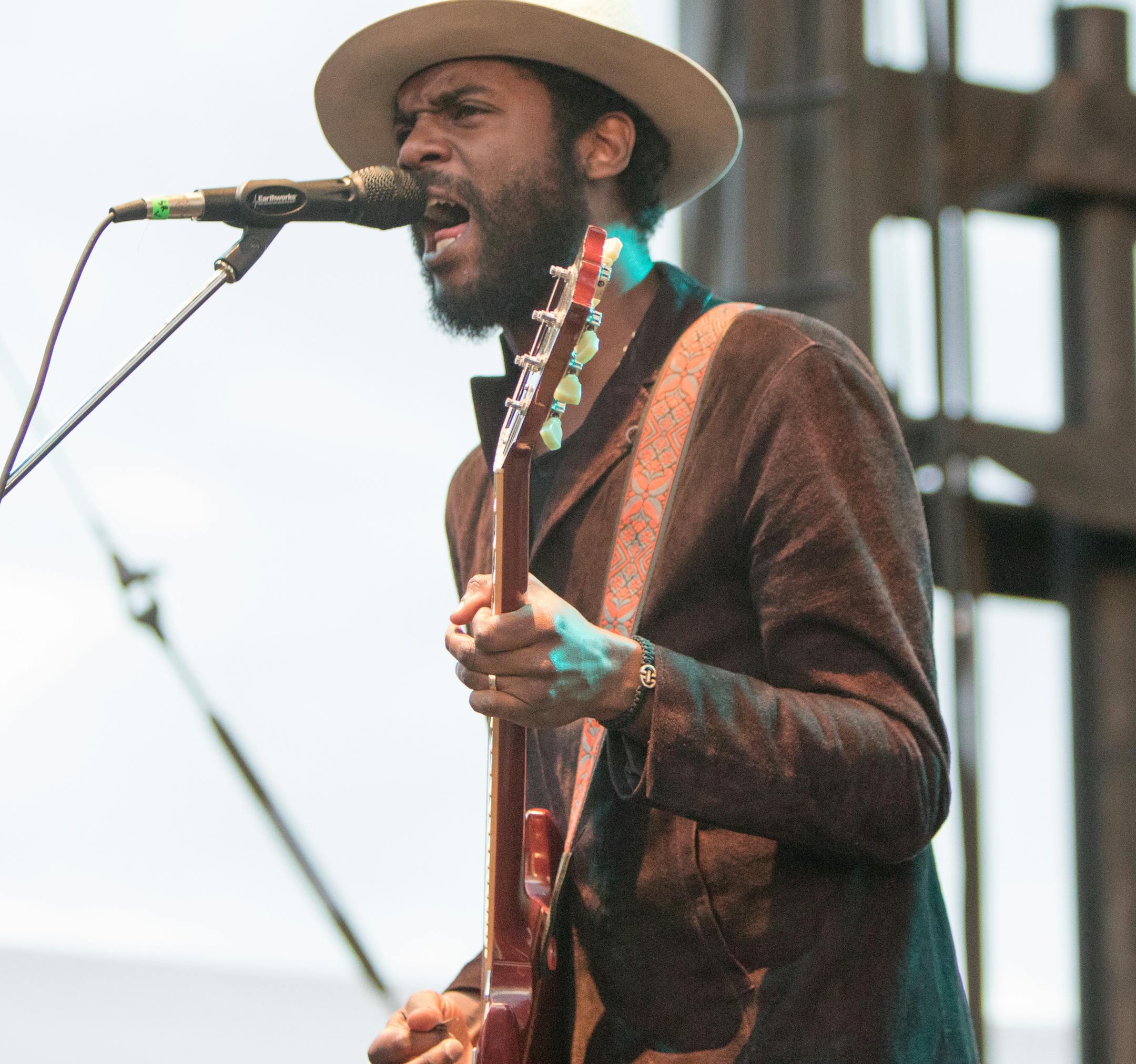Gary Clark Jr. performs on the PreferredOne Stage on day one of the 2016 Basilica Block Party on July 8, 2016 at the Basilica in Minneapolis, Minn. [ Special to Star Tribune, photo by Matt Blewett, matt@mattebphoto.com, Basilica Block Party 2016, 550335 BASILICA070916