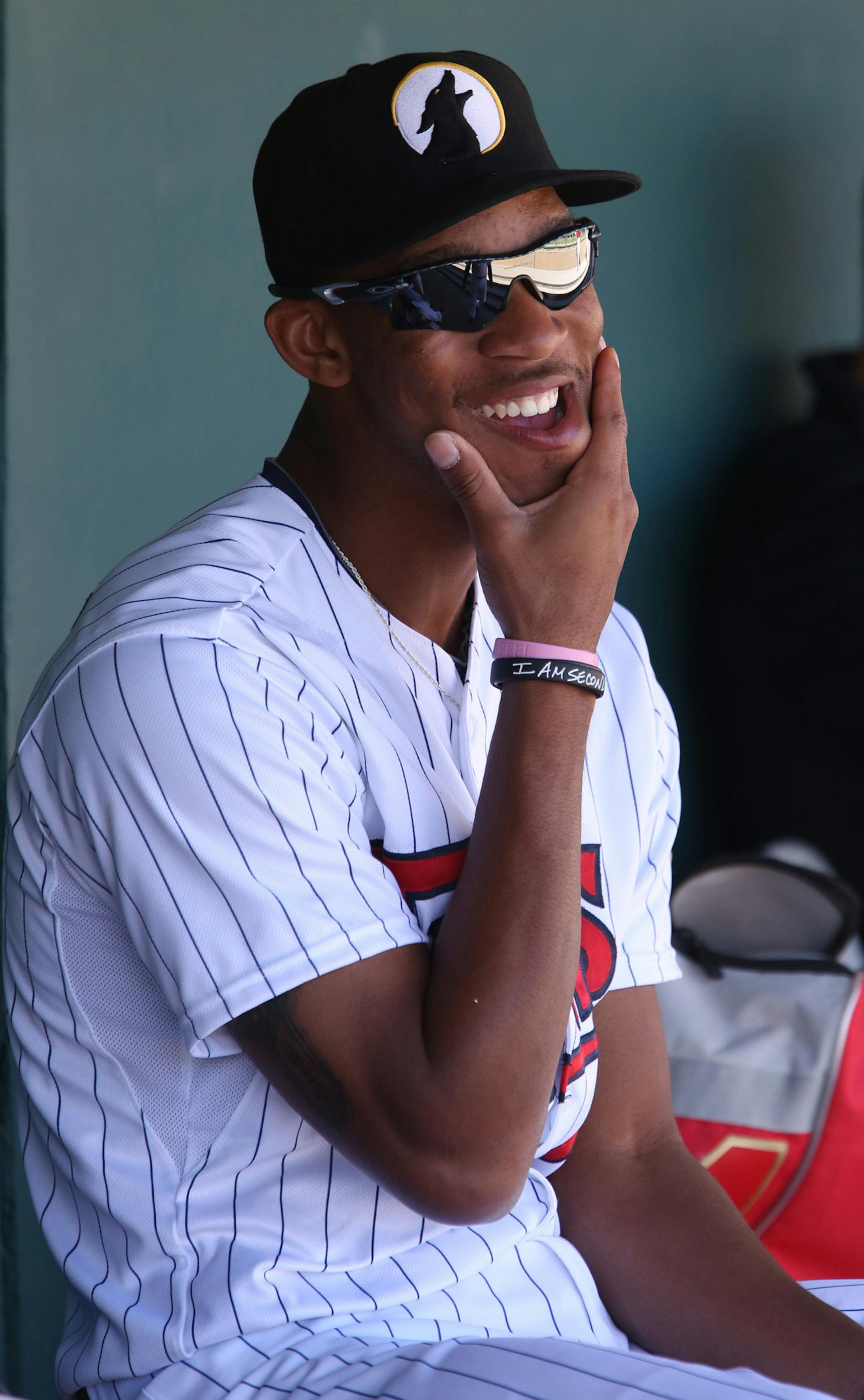 10/30/2013 - #15 - Byron Buxton, - Arizona Fall League - Glendale Desert Dogs playing at Camelback Ranch in Phoenix, AZ Photo By Dave Cruz ORG XMIT: MIN1311061050058235