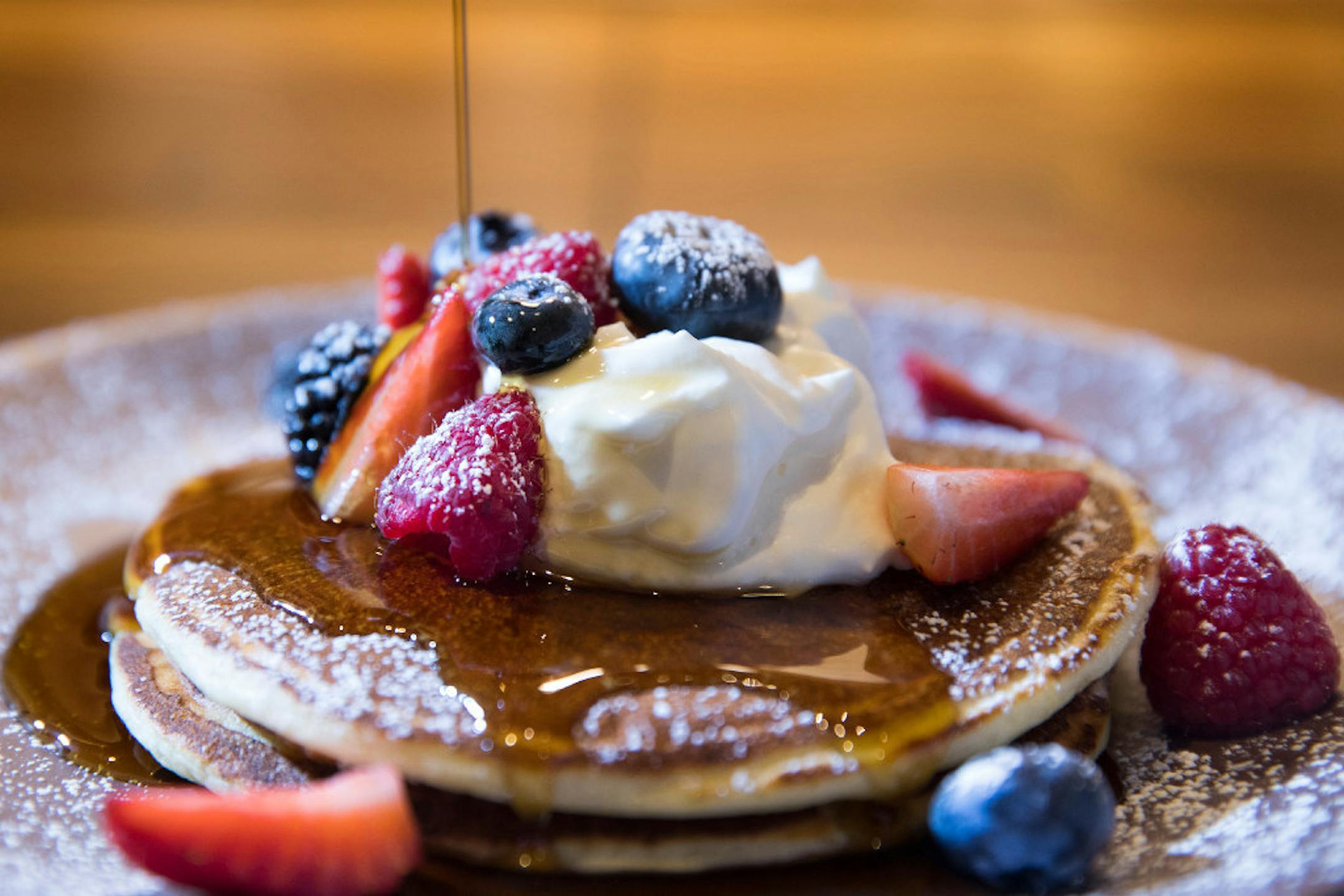 The lemon-ricotta pancakes.