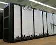 The Cray supercomputer used for weather analysis at the European Centre for Medium Range Weather Forecasts. (Cray) ORG XMIT: 1174332