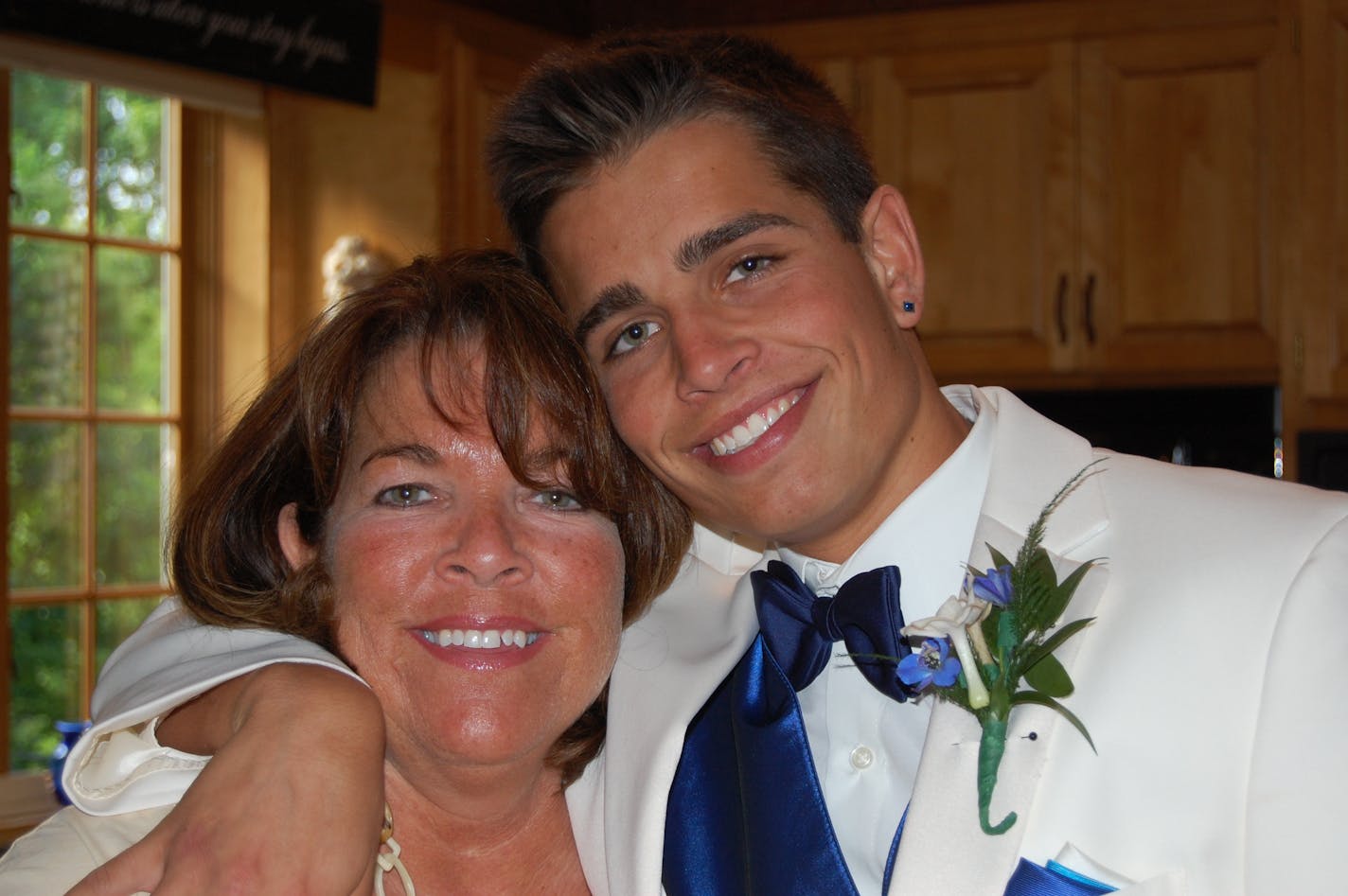 Colleen Ronnei and her son, Luke, 20, who died in January of a drug overdose.