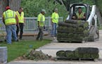 Landscaping crews put the finishing touches on the last, short link of the Rum River Regional Trail this week, winding up the year-long project in tim