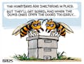 Sack cartoon: The murder hornets have a plan