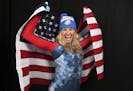 U.S. Olympic Winter Games cross-country skiing hopeful Jessie Diggins poses for a portrait at the 2017 Team USA media summit Wednesday, Sept. 27, 2017