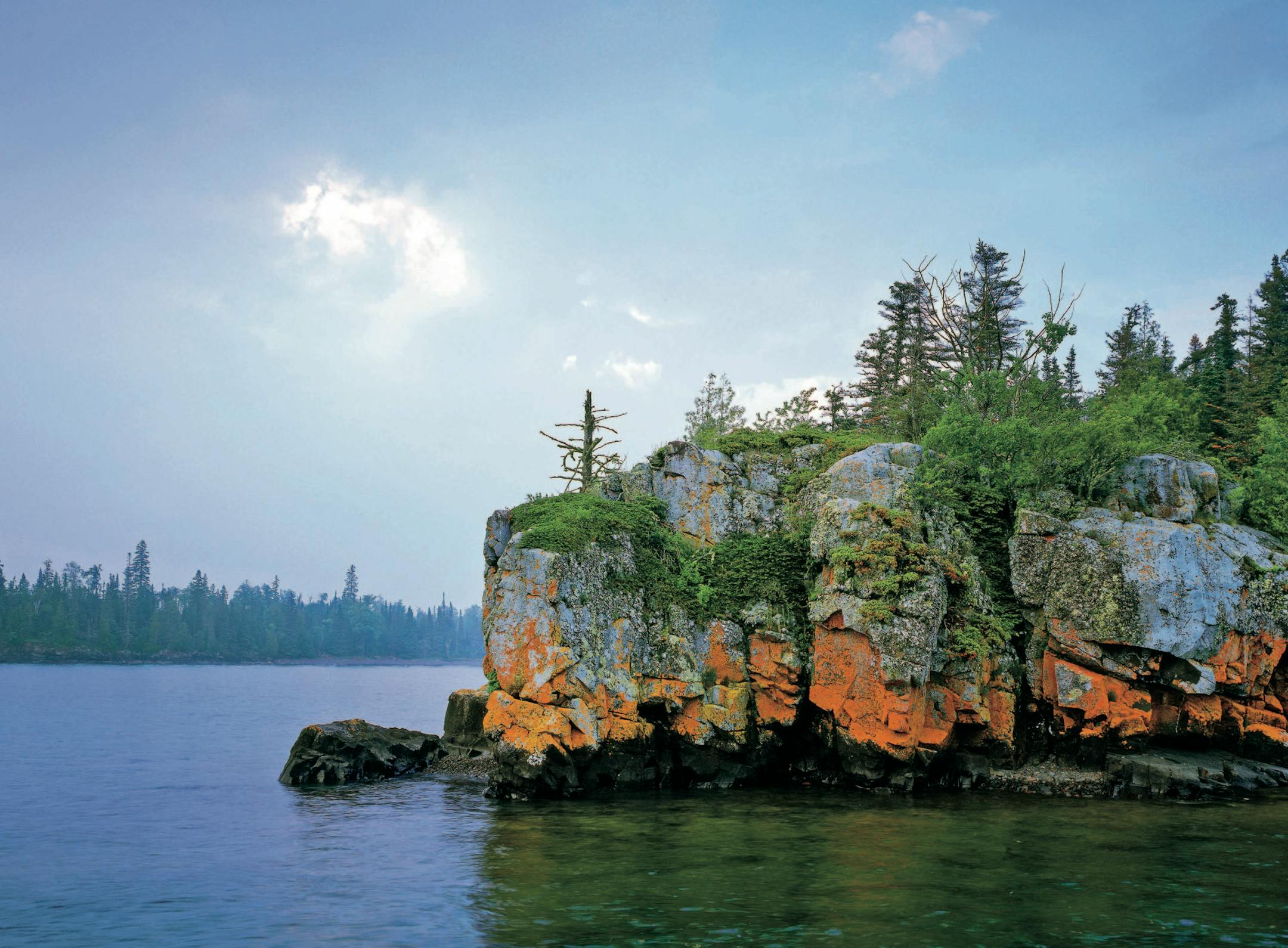 Burnt Island on Lake Superior, Isle Royale National Park, Michigan
