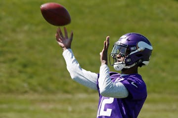 Vikings rookie wide receiver Rodney Adams