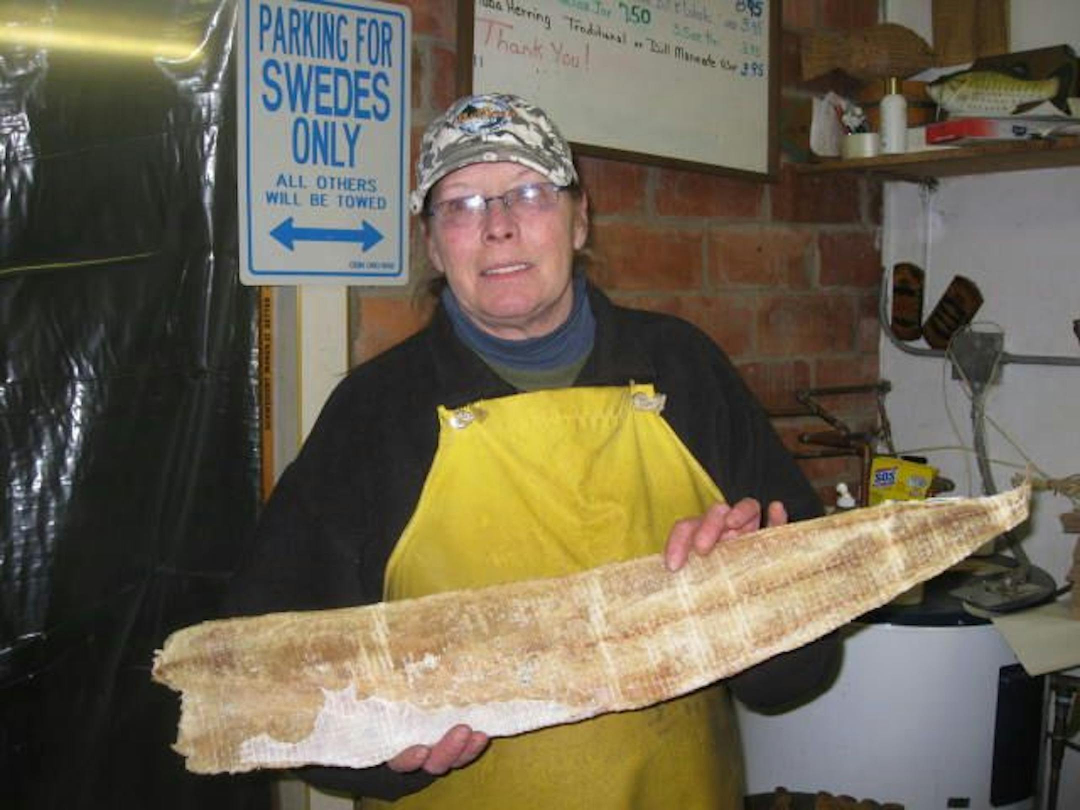 Katherine (Kitty) Taute overcame an aneurysm and is back selling lutefisk at the Day Fish Co. 60 miles north of the Twin Cities.