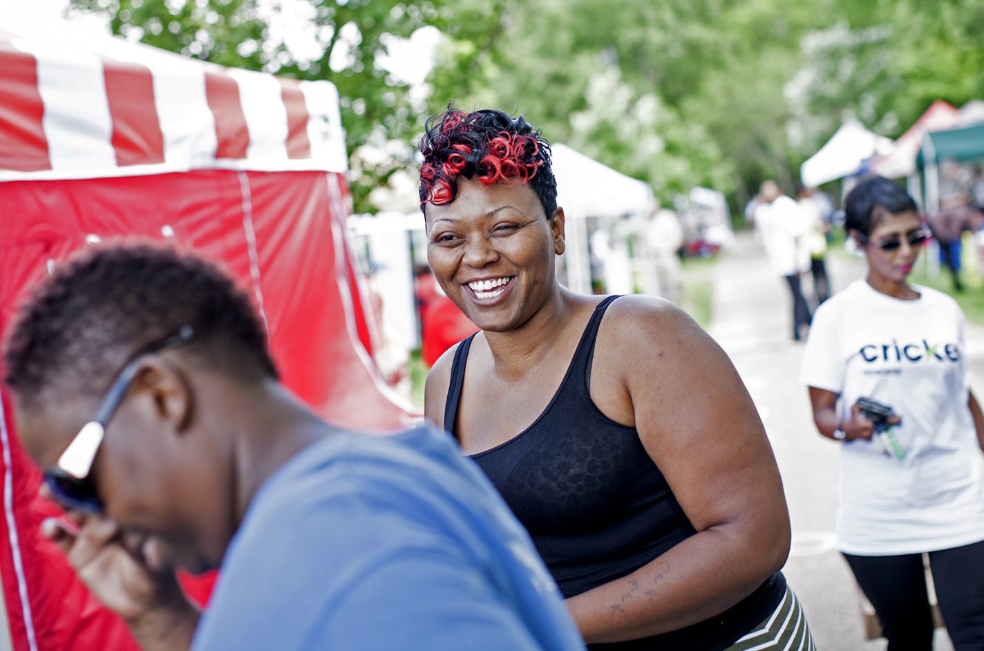 Minneapolis has been home to one of the largest Juneteenth celebrations in the country. Shown is a photo from 2015's celebration. (Courtney Perry/Special to the Star Tribune)