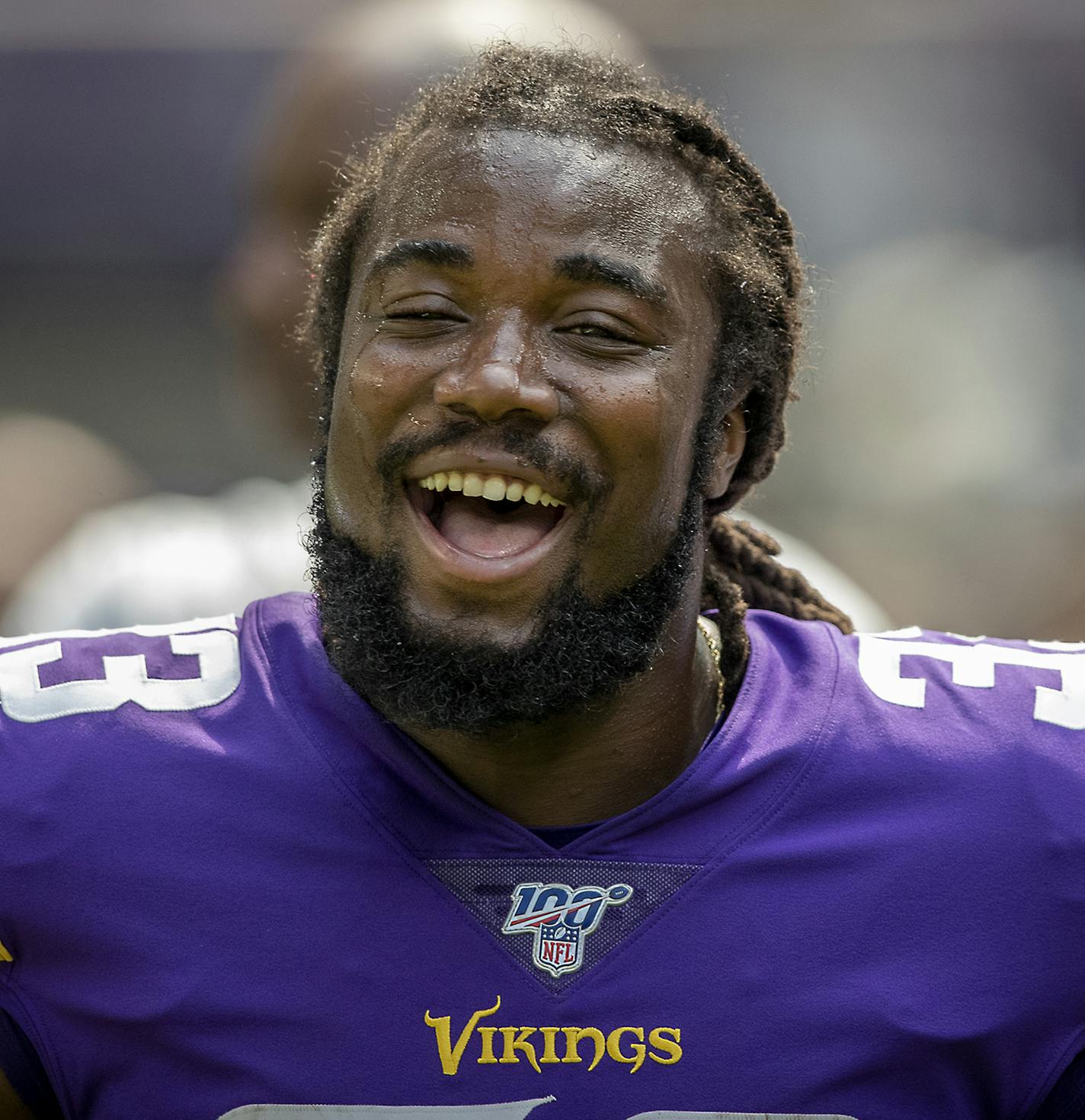 Minnesota Vikings running back Dalvin Cook warmed up before the Minnesota Vikings took on the Arizona Cardinals at US Bank Stadium, Saturday, August 24, 2019 in Minneapolis, MN. ] ELIZABETH FLORES &#x2022; liz.flores@startribune.com