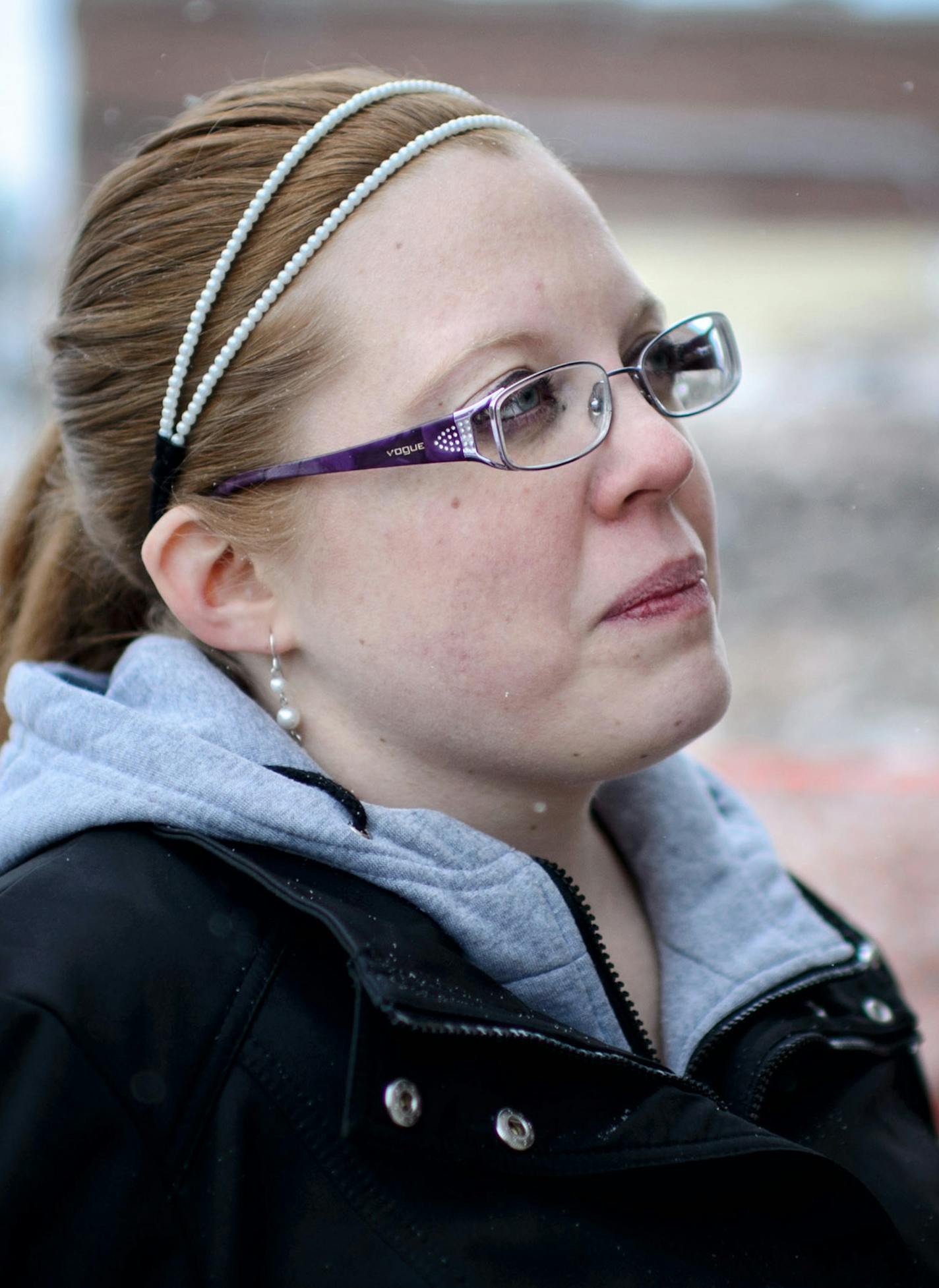 Krystal Hernandez looked at her restaurant La Plaza Fiesta Mexican Restaurant. The roof caved in and the building sustained water damage and will have to be demolished. ] GLEN STUBBE * gstubbe@startribune.com Friday, February 5, 2016