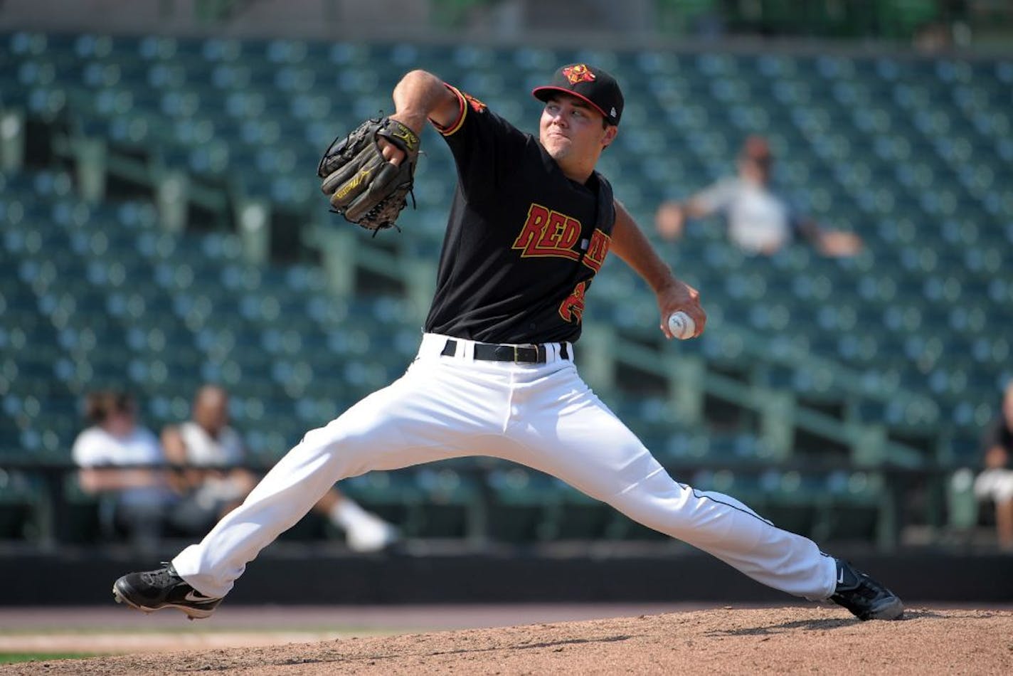 Rochester Red Wings pitcher Caleb Thielbar in June.