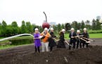 Officials took part in a groundbreaking last May at the Minneapolis Sculpture Garden.