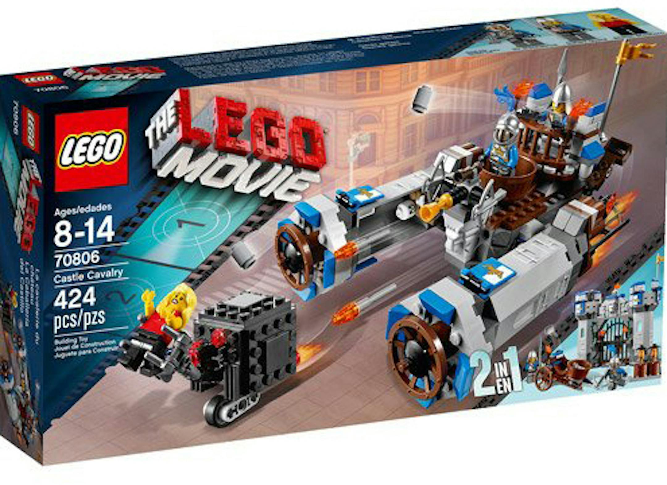 ‚Äî‚ÄúThe LEGO Movie‚Äù Castle Cavalry Play Set ($30) ‚Äî Fans of the movie will recall the epic battle of good versus evil that takes place in Cloud Cuckoo Land. This toy offers two unique options for building, should you decide to follow the instruction book. (Lego/courtesy Gamerhub.tv/MCT) ORG XMIT: 1149451