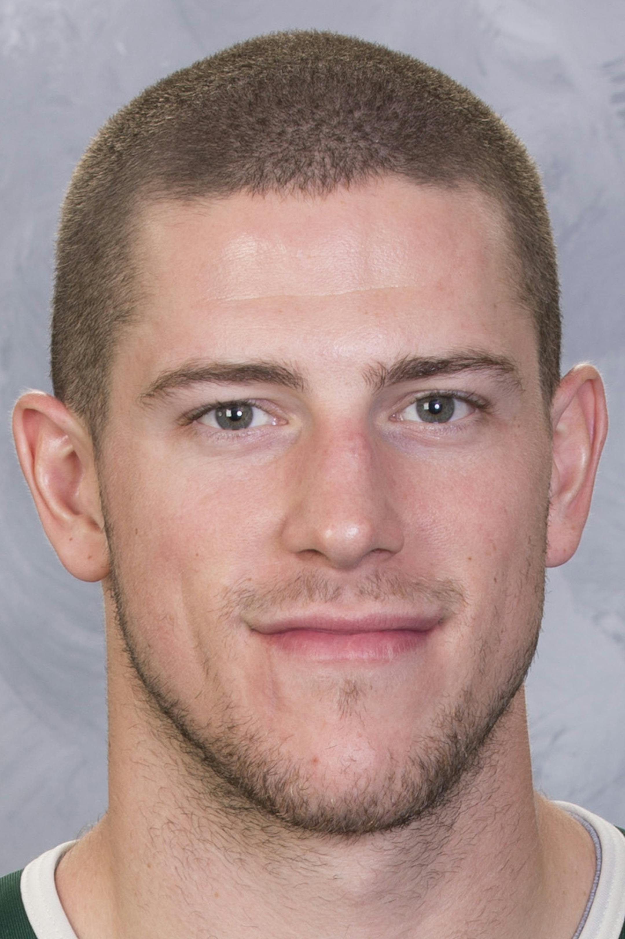 ST. PAUL, MN - SEPTEMBER 14: Charlie Coyle of the Minnesota Wild poses for his official headshot for the 2017-2018 season on September 14, 2017 at the Xcel Energy Center in St. Paul, Minnesota. (Andy Clayton-King/NHLI via Getty Images) *** Local Caption *** Charlie Coyle ORG XMIT: 775023707