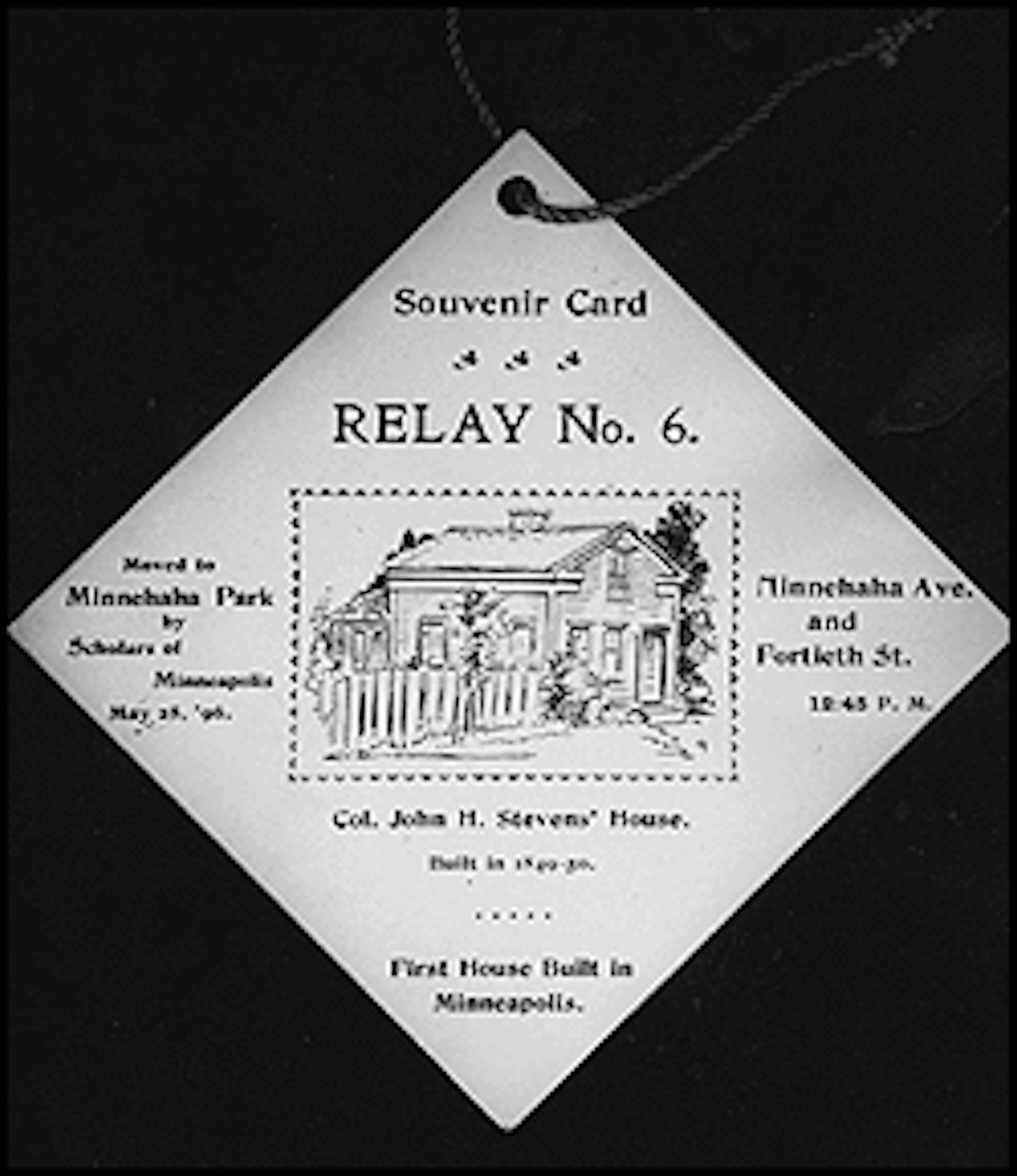 1896: Stevens House trolley pass