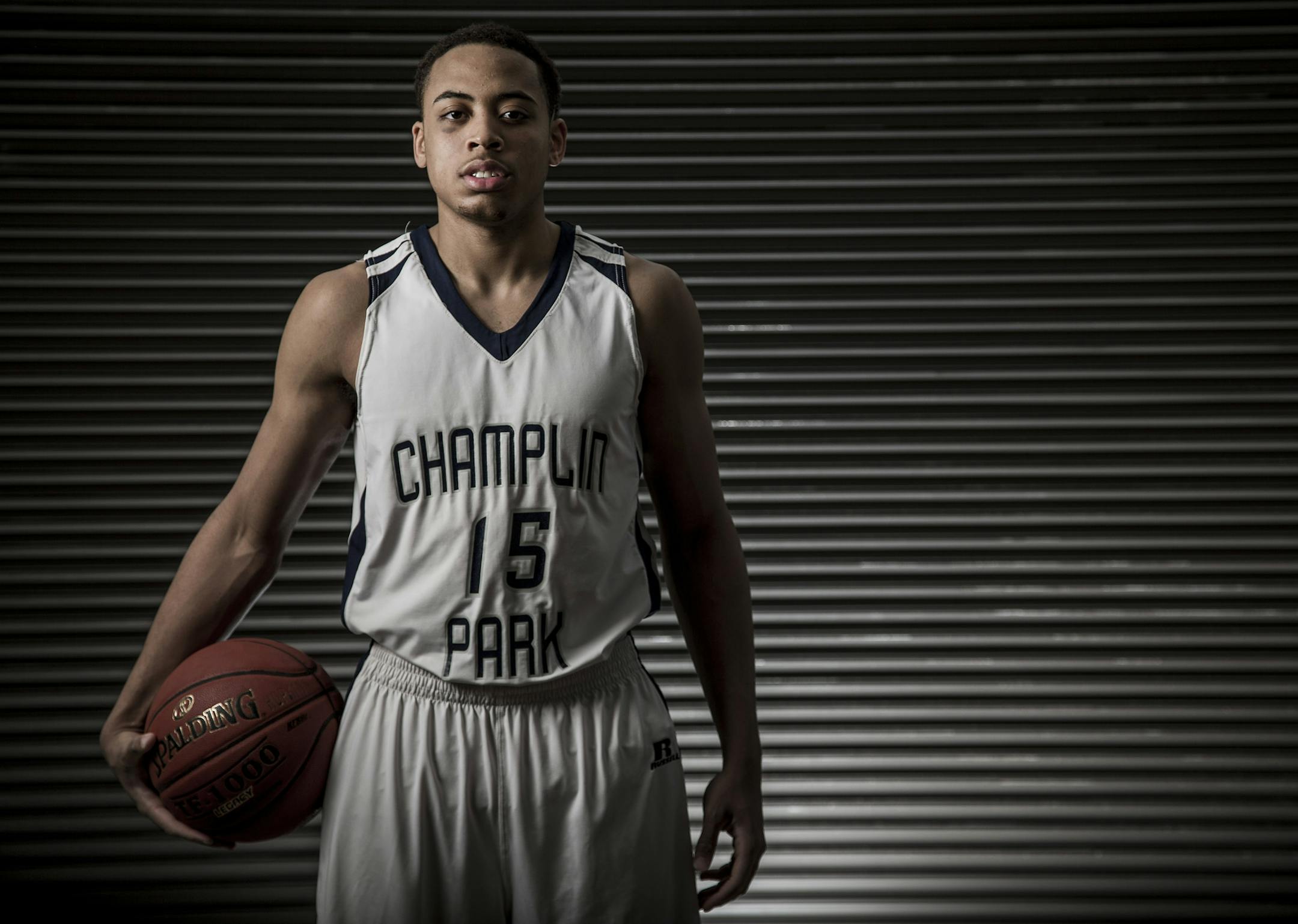 J.T. Gibson of Champlin Park, the Star Tribune's Metro Player of the Year in boys' basketball.