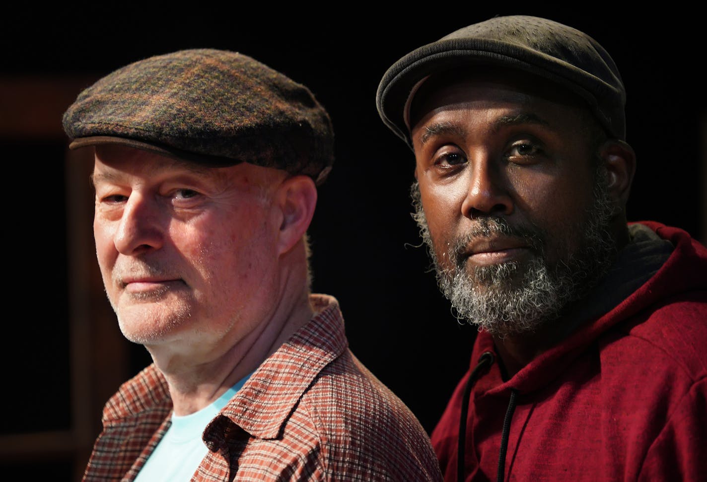 State of the Arts on actors Stephen Yoakam (left) and James A. Williams, self-described brothers from other mothers who have been waiting decades for the right show to be in together. "Blood Knot," the 1961 drama by South African playwright Athol Fugard, is that vehicle. ]
brian.peterson@startribune.com
Minneapolis , MN Thursday, May 2, 2019