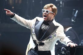 Sir Elton John performs at New York’s Madison Square Garden in February.